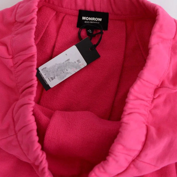 Monrow 90's Classic Pink Pleated Skater Mini Tennis Skirt M NWT - Picture 10 of 10